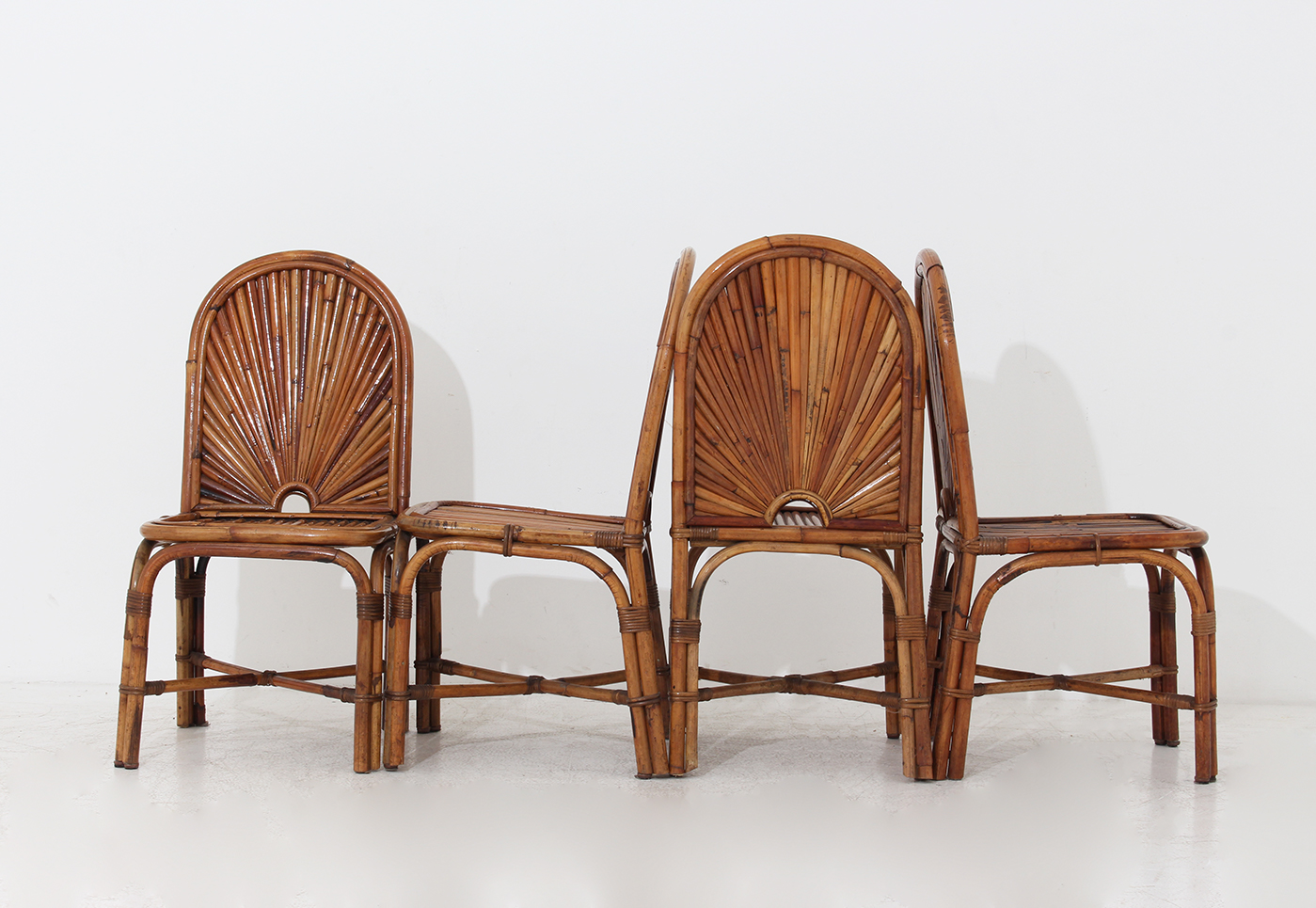 Set Of Four Chairs Rising Sun Series Dimoregallery